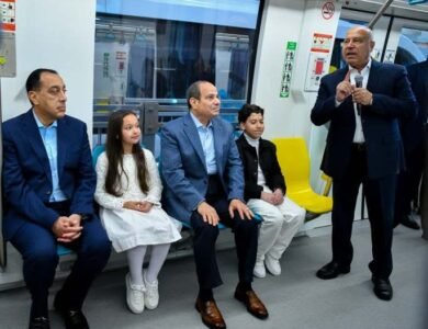 الرئيس عبد الفتاح السيسي يفتتح مشروع مونوريل شرق النيل