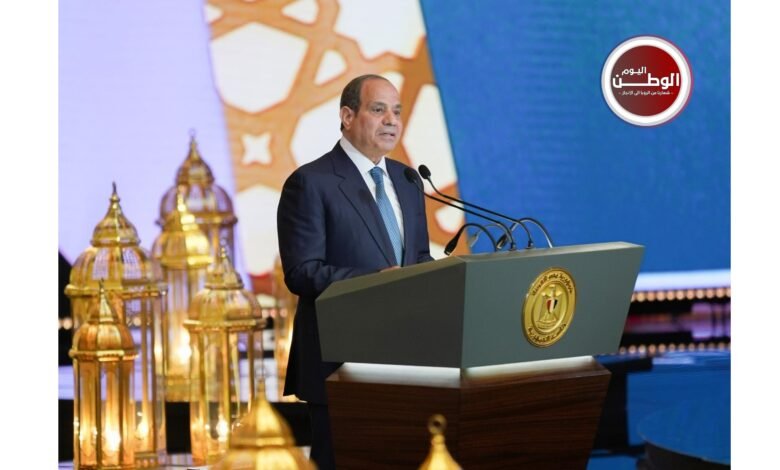 أبرز رسائل الرئيس السيسي في احتفال ليلة القدر دعوة للسلام والتضامن والإبداع