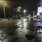  أمطار غزيرة ورياح نشطة تضرب الإسكندرية وانخفاض ملحوظ في درجات الحرارة