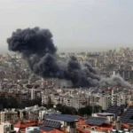 إسرائيل تقصف مبنى قناة المنار بحارة حريك بالضاحية الجنوبية لبيروت