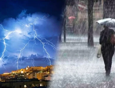 الأرصاد تحذر من أمطار رعدية وشبورة كثيفة.. حالة الطقس اليوم الثلاثاء 31 مارس 2026