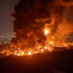 انفجارات وحرائق هائلة في تل أبيب بعد قصف صاروخي إيراني مكثف