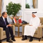 بدر عبد العاطي وزير الخارجية المصري يؤكد لنظيره القطري رفض مصر الاعتداءات الإيرانية