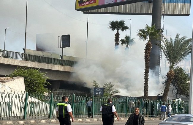 حريق ضخم يضرب موقف عبدالمنعم رياض ويصيب وسط القاهرة بحالة ذعر