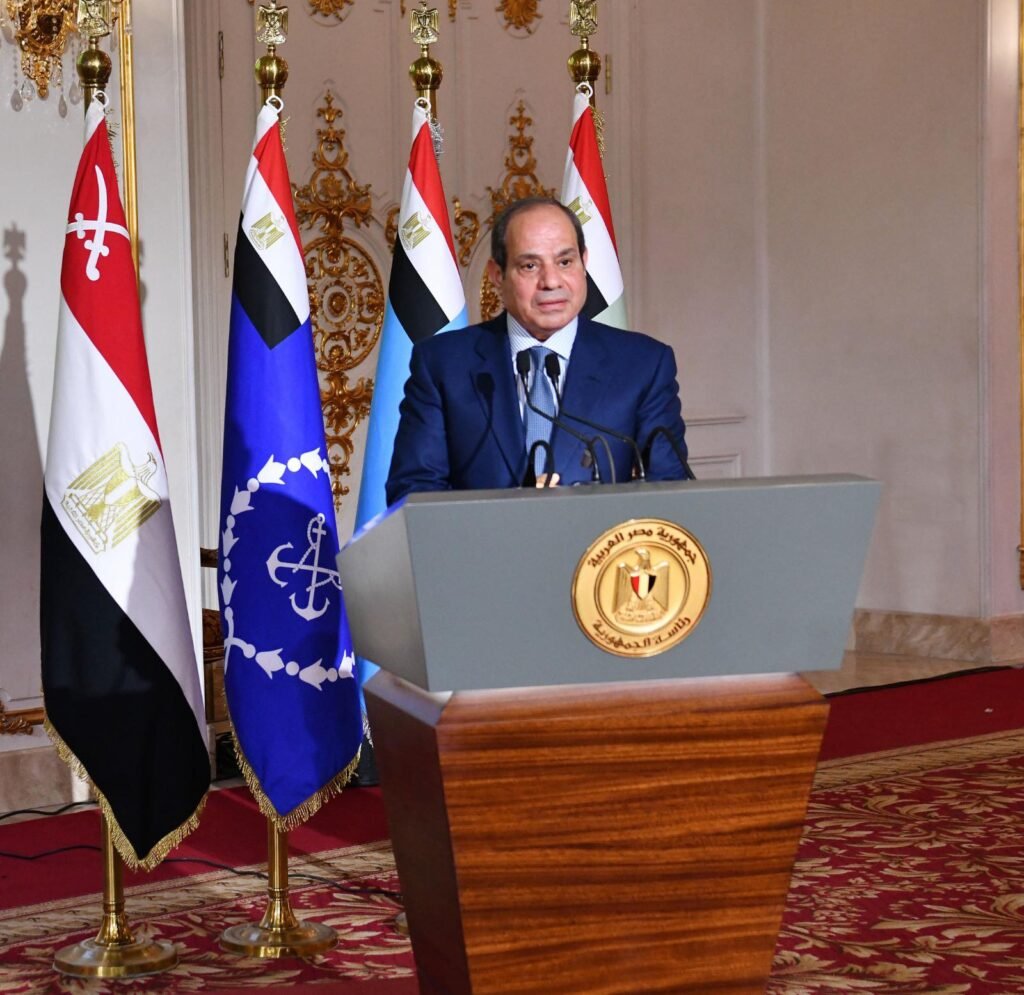 خلال كلمة الرئيس في حفل الإفطار السنوي الذي أقامته القوات المسلحة