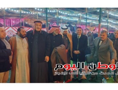قبيلة السواركة تنظم إفطاراً جماعياً بحضور محافظ شمال سيناء وكبار المشايخ