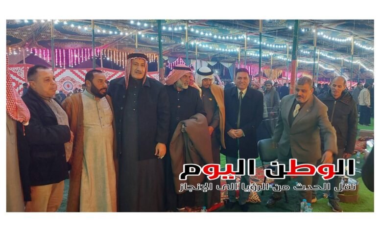 قبيلة السواركة تنظم إفطاراً جماعياً بحضور محافظ شمال سيناء وكبار المشايخ