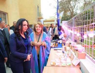 مايا مرسي تشهد حفل إفطار جمعية خير وبركة والمرأة الجديدة