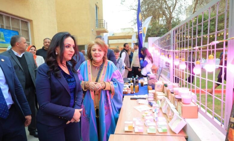 مايا مرسي تشهد حفل إفطار جمعية خير وبركة والمرأة الجديدة