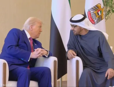 محمد بن زايد يبحث هاتفياً مع ترامب الاعتداءات الإيرانية السافرة على الإمارات