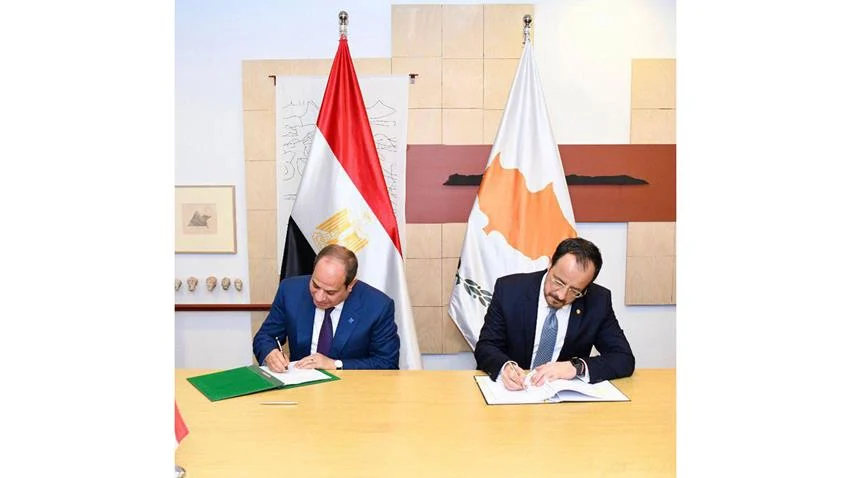 السيسي وكريستودوليدس يرفعان العلاقات المصرية القبرصية إلى شراكة استراتيجية شاملة