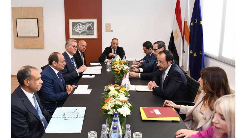 السيسي وكريستودوليدس يرفعان العلاقات المصرية القبرصية إلى شراكة استراتيجية شاملة