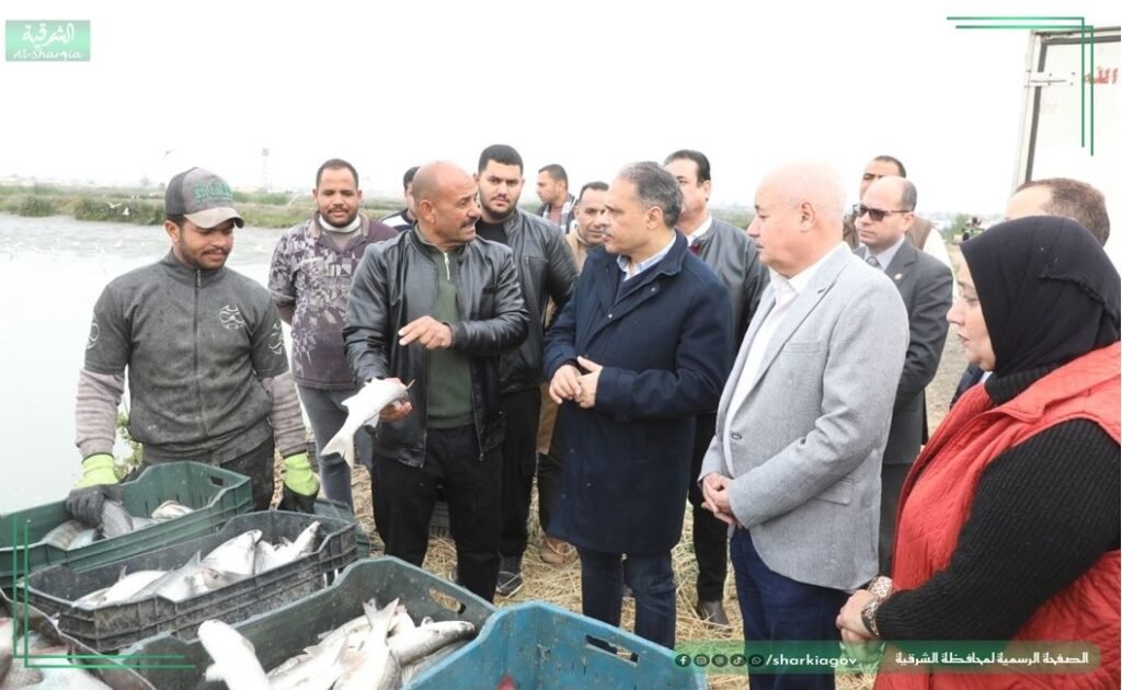 محافظ الشرقية يفتتح موسم صيد الأسماك بمزرعة العباسة ويؤكد دعم الإنتاج المحلي