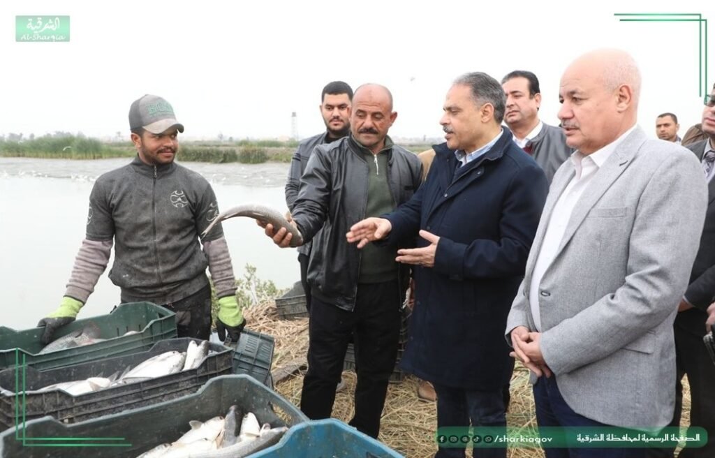 محافظ الشرقية يفتتح موسم صيد الأسماك بمزرعة العباسة ويؤكد دعم الإنتاج المحلي