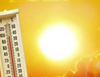 الأرصاد تحذر من موجة حارة وأتربة عالقة.. حالة الطقس اليوم الاثنين 13 أبريل 2026