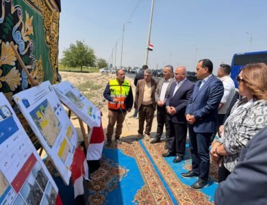 الدكتور مصطفي مدبولي يتفقد تطوير طريق كمين المثلث جلبانة بالوظة خارج مساره الرسمي