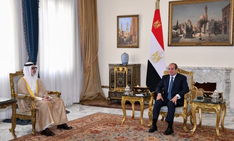 الرئيس السيسي للشيخ جراح جابرالأحمد الصباح يؤكد دعم مصر الكامل لسيادة الكويت وأمنها القومي