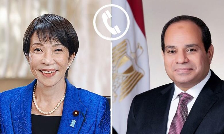 الرئيس السيسي يتلقي اتصال رفيع المستوى يعزز الشراكة المصرية اليابانية ويدعم جهود الاستقرار الإقليمي