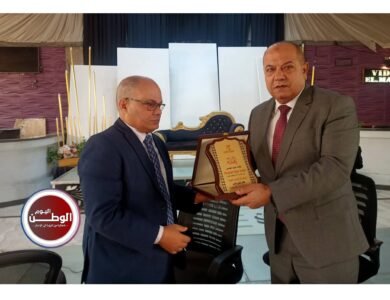 المهندس سامي ابو وردة يكريم مهندس بارز بشركة القناة لتوزيع الكهرباء بالاسماعيلية تقديرًا لعطائه وإخلاصه المهني