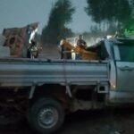 مصرع ثمانية أشخاص وإصابة أربعة في تصادم مروع بطريق السادات