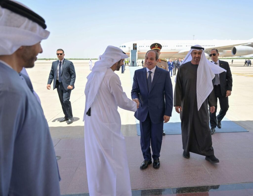 الرئيس السيسي ومحمد بن زايد يؤكدان وحدة المصير ودعم استقرار المنطقة العربية