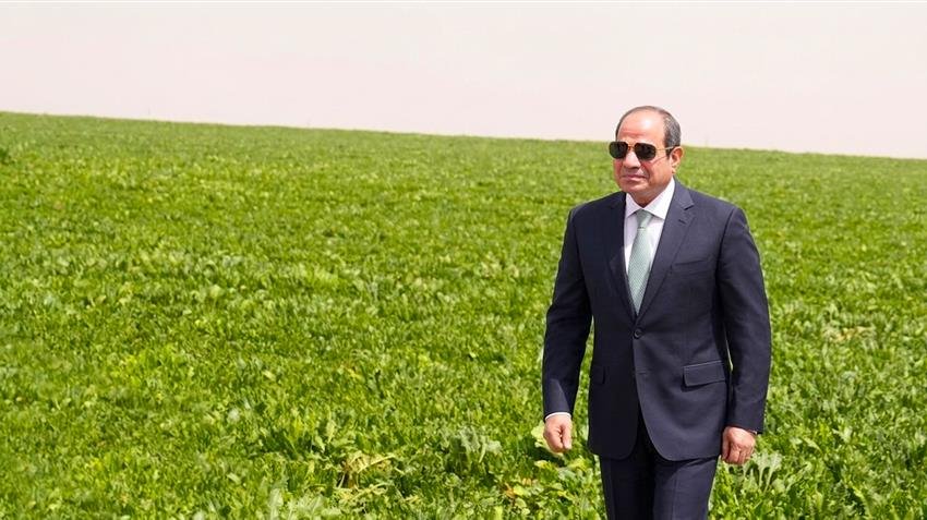  الرئيس السيسي يفتتح مشروع الدلتا الجديدة بمحور الشيخ زايد