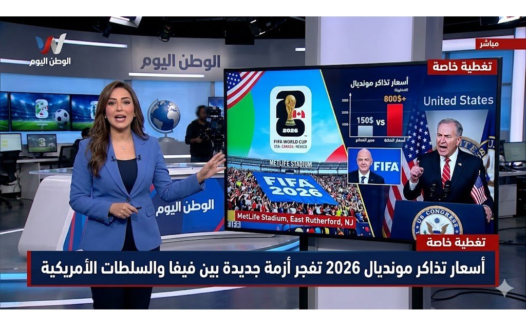 أسعار تذاكر مونديال 2026 تفجر أزمة جديدة بين فيفا والسلطات الأمريكية
