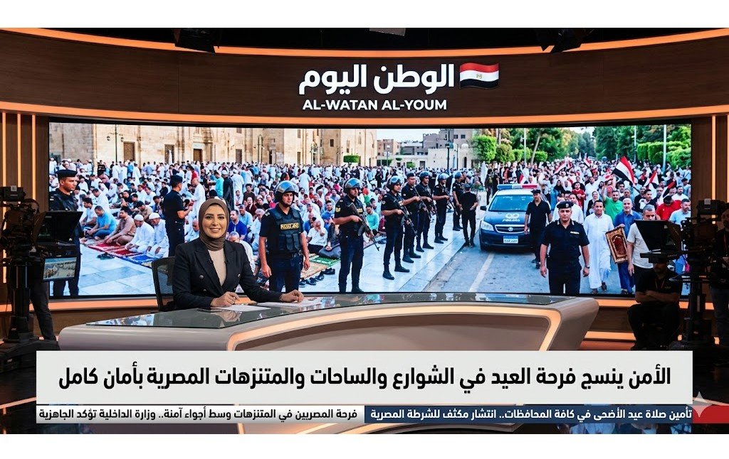 الأمن ينسج فرحة العيد في الشوارع والساحات والمتنزهات المصرية بأمان كامل