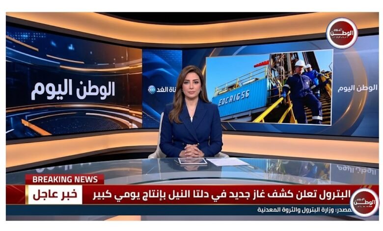 البترول تعلن كشف غاز جديد في دلتا النيل بإنتاج يومي كبير
