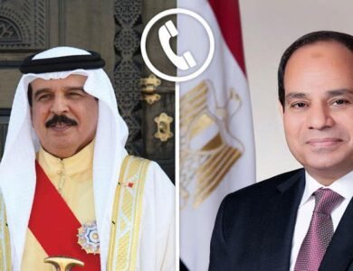 الرئيس السيسي وملك البحرين يؤكدان عمق العلاقات الثنائية خلال اتصال هاتفي ودي