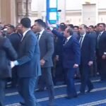 الرئيس السيسي يؤدي صلاة عيد الأضحى بمسجد الرحمن الرحيم وسط حضور رسمي كبير