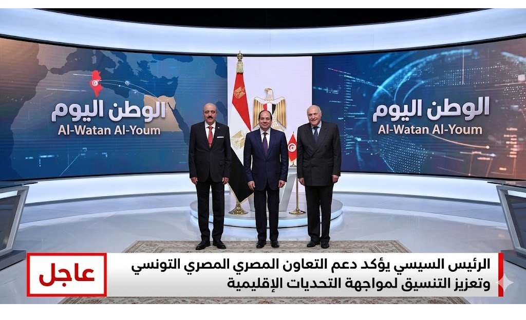 الرئيس السيسي يؤكد دعم التعاون المصري التونسي وتعزيز التنسيق لمواجهة التحديات الإقليمية