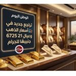 تراجع جديد في أسعار الذهب وعيار 21 يسجل 6725 جنيهًا للجرام