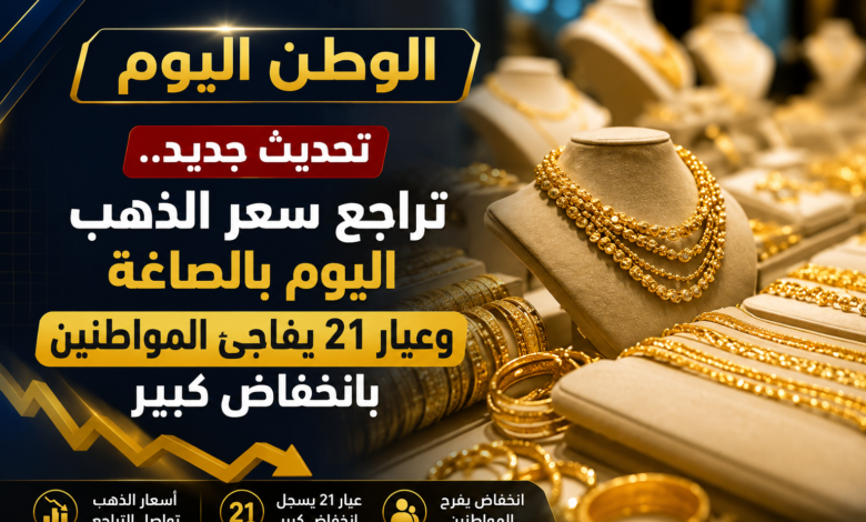 تعرف علي آخر أسعار الذهب اليوم الأربعاء 20 مايو 2026 بالصاغة المصرية