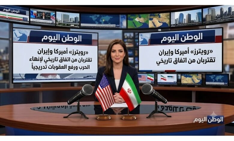 «رويترز» أميركا وإيران تقتربان من اتفاق تاريخي لإنهاء الحرب ورفع العقوبات تدريجياً