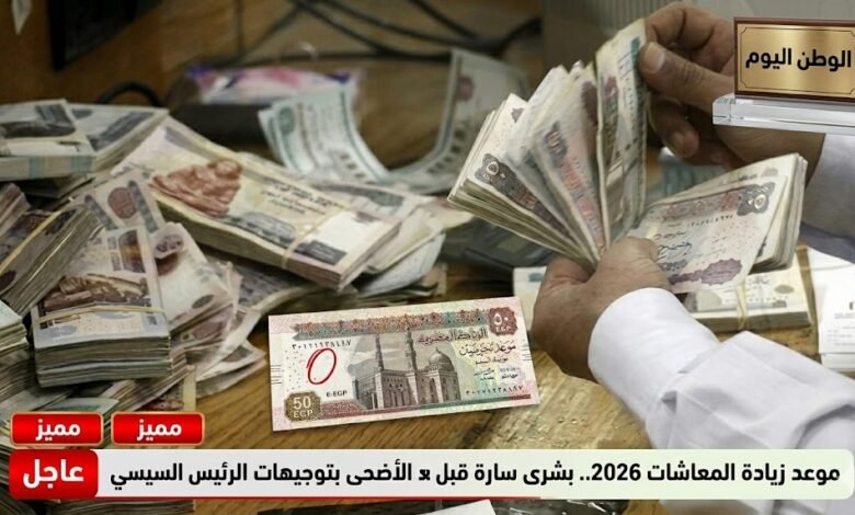 موعد زيادة المعاشات 2026.. بشرى سارة قبل عيد الأضحى بتوجيهات الرئيس السيسي