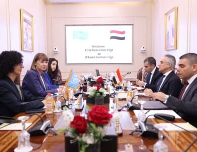 وزير العدل والأمم المتحدة يبحثان تطوير العدالة وتعزيز سيادة القانون بمصر