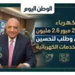  وزير الكهرباء يتابع 2.6 مليون شكوى وطلب لتحسين جودة الخدمات الكهربائية