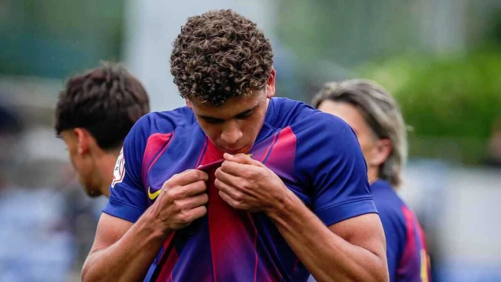 كاس العالم برشلونة يحسم شراء حمزة عبد الكريم بعقد يمتد حتى صيف 2029