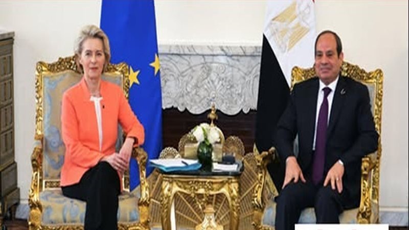 الرئيس السيسي يلتقي رئيسة المفوضية الأوروبية على هامش قمة مجموعة السبع