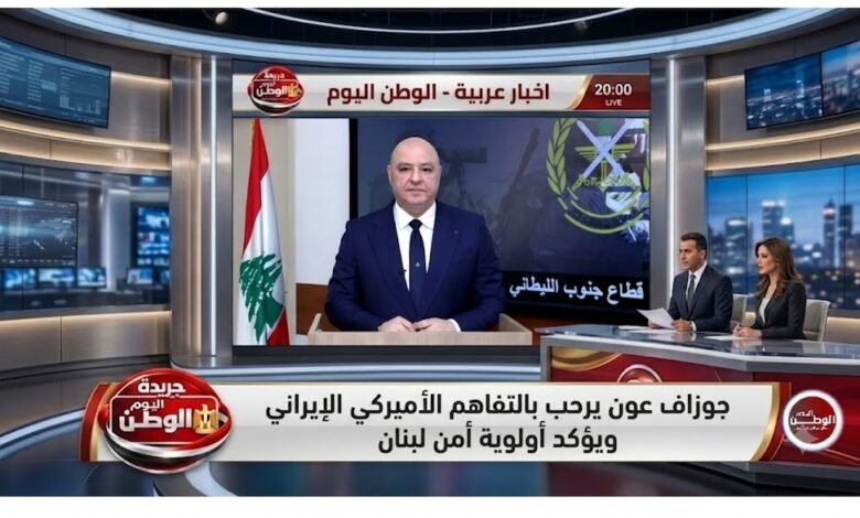 جوزاف عون يرحب بالتفاهم الأميركي الإيراني ويؤكد أولوية أمن لبنان