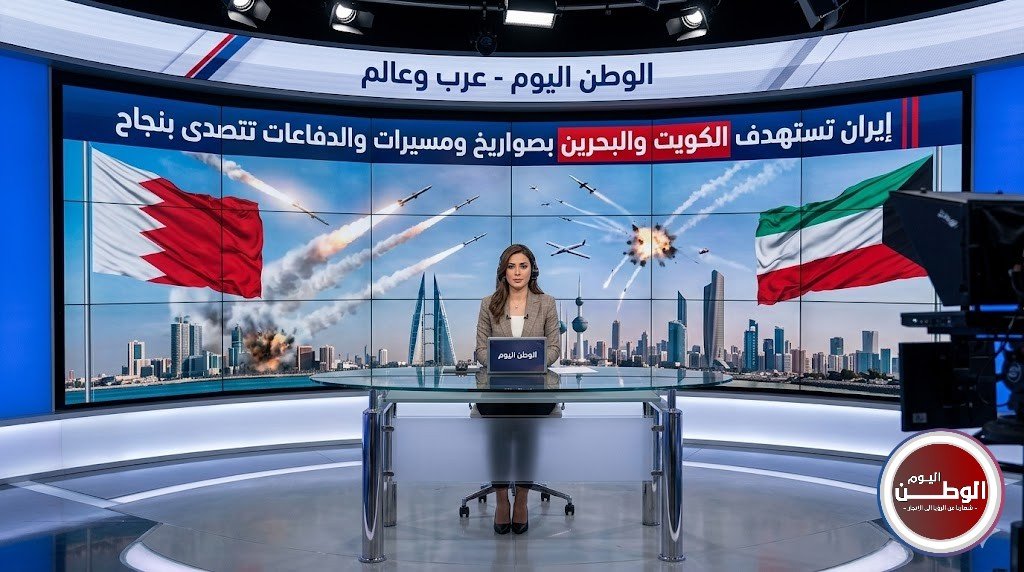 إيران تستهدف الكويت والبحرين بصواريخ ومسيرات والدفاعات تتصدى بنجاح