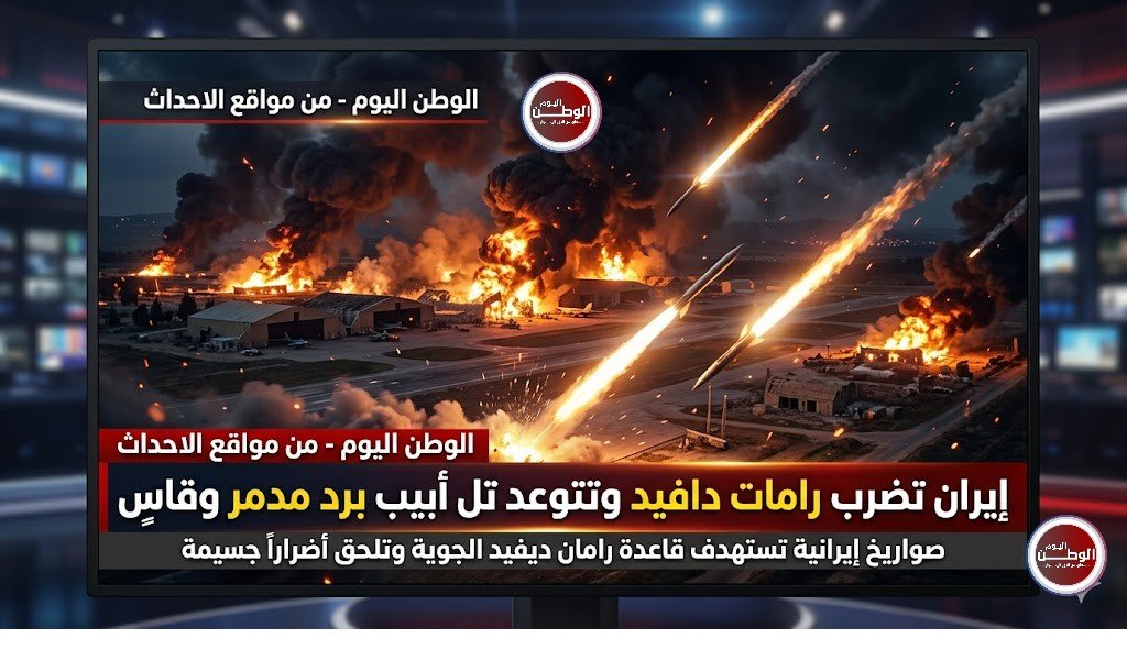 إيران تضرب رامات دافيد وتتوعد تل أبيب برد مدمر وقاسٍ