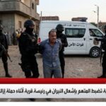 الأجهزة الأمنية تضبط المتهم بإشعال النيران في رئيسة قرية أثناء حملة إزالة بكفر الشيخ