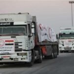 الدفعة 220 من المساعدات المصرية تنطلق لغزة لدعم المتضررين إنسانياً