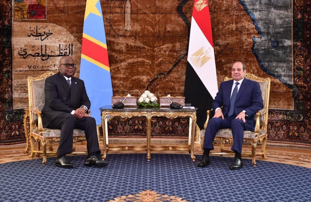 الرئيس السيسي وتشيسيكيدي يؤكدان تعزيز الشراكة الاستراتيجية ودعم الاستقرار والتنمية الإفريقية