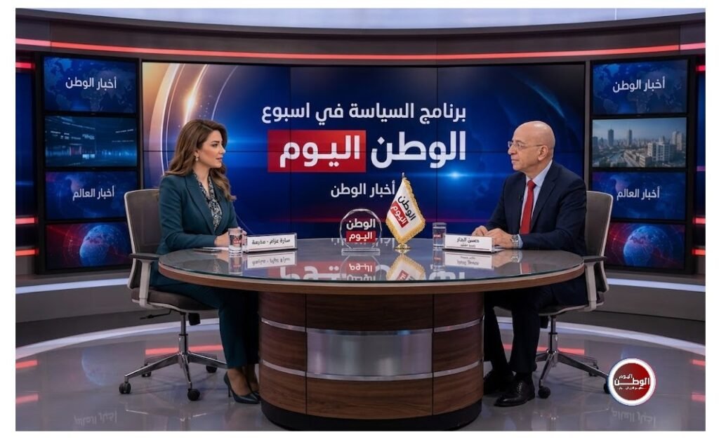 الكاتب الصحفي حسن النجار والاعلامية سارة عزام
