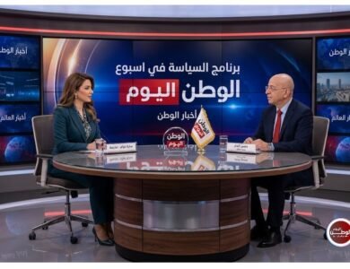 الكاتب الصحفي حسن النجار والاعلامية سارة عزام