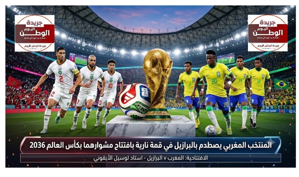 المنتخب المغربي يصطدم بالبرازيل في قمة نارية بافتتاح مشوارهما بكأس العالم 2026