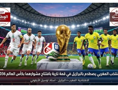 المنتخب المغربي يصطدم بالبرازيل في قمة نارية بافتتاح مشوارهما بكأس العالم 2026